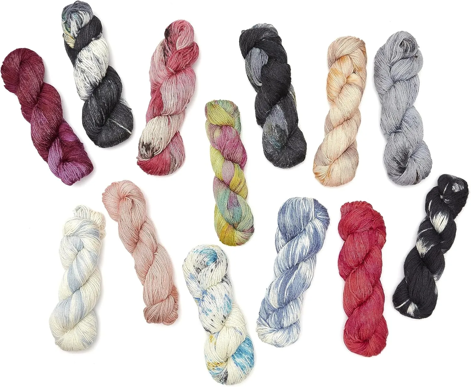 100% Baby Alpaca Yarn Wool 100g Hank DK Weight Hand Dyed Made in Peru - Heavenly Soft and Perfect for Knitting and Crocheting (Apricot Blush, DK Hand Dyed - 100g Hank)