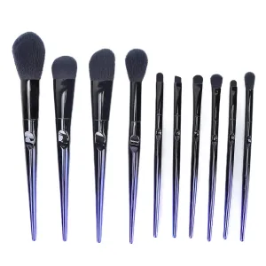 10pcs Eyeshadow Blush Brush Set, Portable Soft Hair Cosmetic Brush, Ergonomic Handle, Fine Fiber Brush Hair, for Beginners and Makeup Artists,