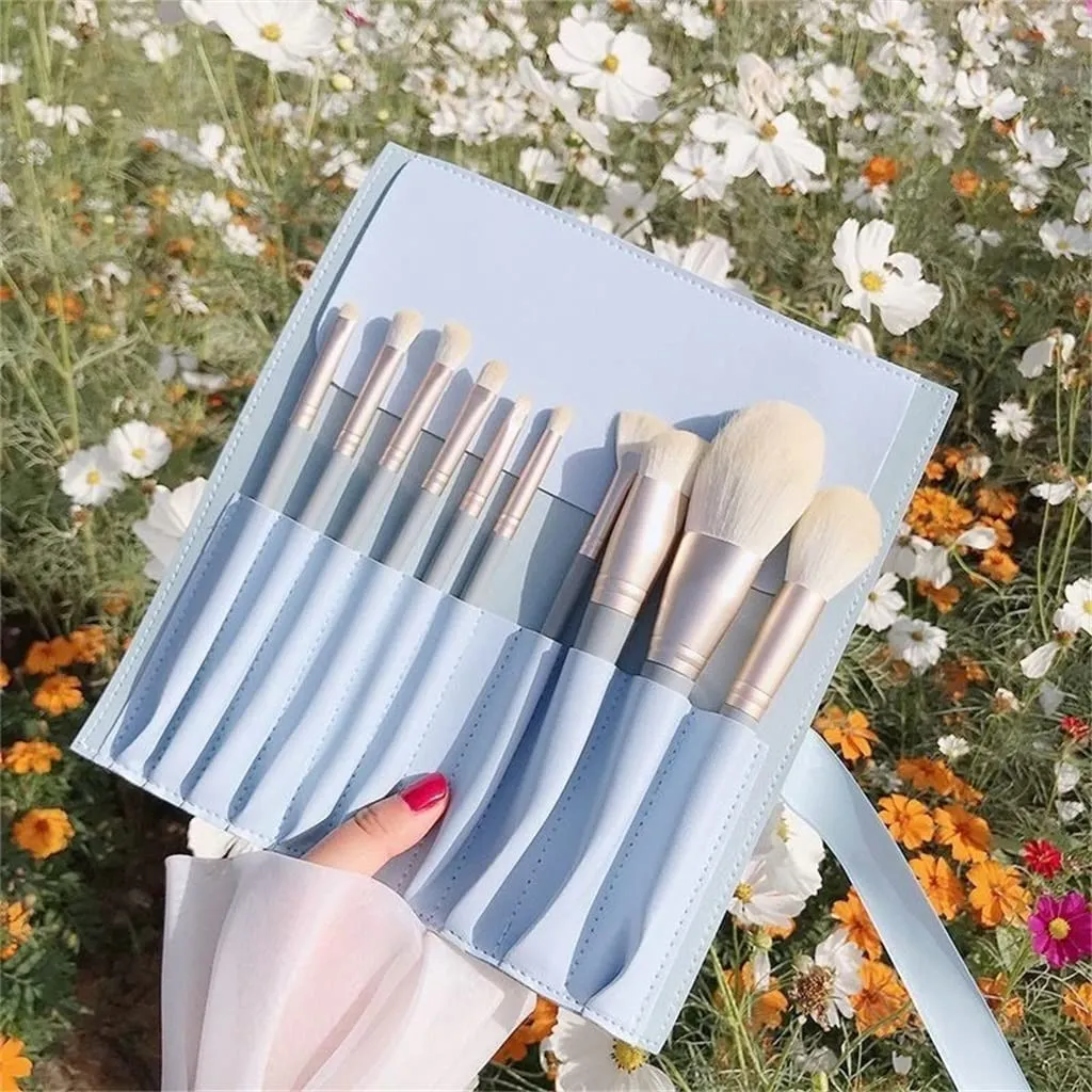 10Pcs Soft Fluffy Makeup Brushes Set for Cosmetics Foundation Blush Powder Eyeshadow