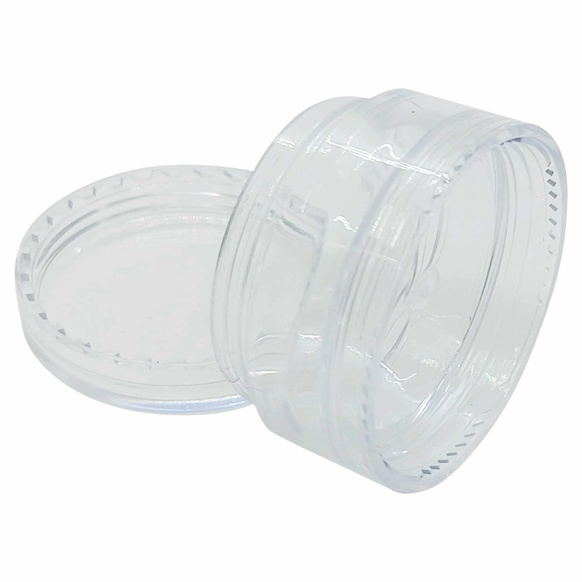 10x 3ml Lip Balm Containers Jars   Lids - Small Cosmetic Cream Sample Pot