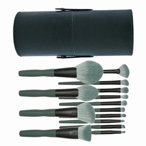14pcs Professional Makeup Brush Essential Cosmetics Tools for Blending Contouring Highlighting More for Daily Makeup Needs Beginners Easy to Clean