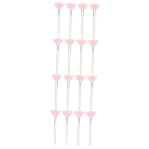 16pcs Fan Makeup Brushes for Highlighting and Blending Soft Synthetic Hair for Cheekbones Face Contouring and Powder Application for Professional Makeup Use