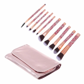 1Set Bling Rhinestone Makeup Brush Professional Blush Brushes with Soft Artificial for Face Makeup Application Beauty Tool for Makeup Artists