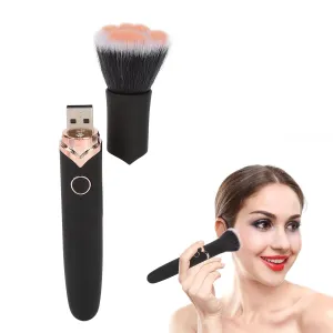 2022 New Electric Rotating Makeup Brush, 10 Gears Adjustable Rechargeable Brush, Portable Massage Brush for All Skin Types