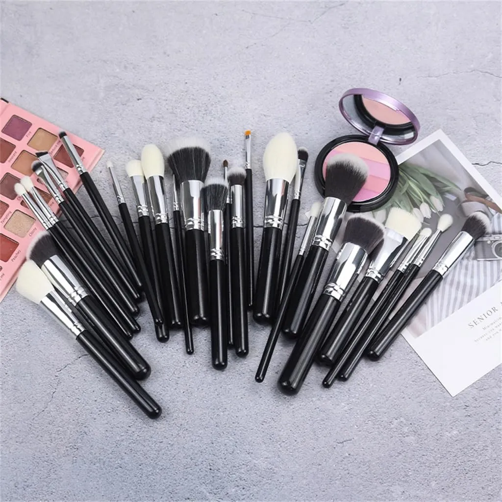 25 Professional Makeup Brushes Complete Makeup Artist Eye Shadow Brush Set Beauty Tools