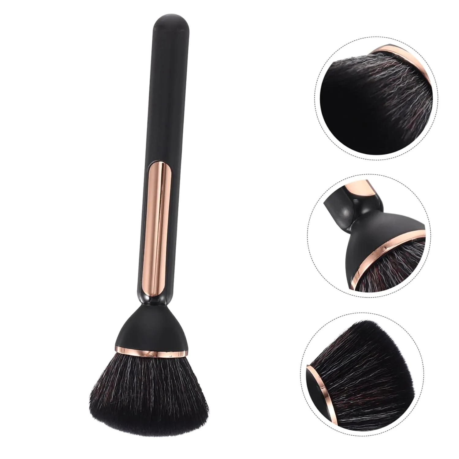 3pcs Household Powder Brush for Makeup Nail Dust Removal Ergonomic Handle Fluffy Soft Bristles Lightweight Cosmetic Tool for Loose Powder Application