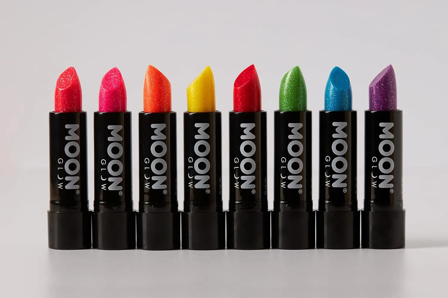 5g Neon UV Glitter Lipstick - Green - Glows brightly under blacklights