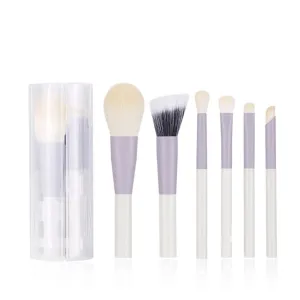 6 Mini Portable Makeup Brushes Set Full Set of Eye Shadow Brushes Mini Travel