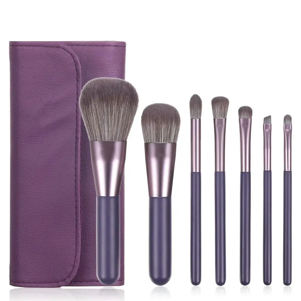 7 Pcs makeup brushes Professional Makeup Brushes Set with Bucket Blush Powder Eyeshadow Eyebrow Foundation Beauty Makeup Tool Brushes(Color:Brush with bucketc)(one size,Brush with bucketb)