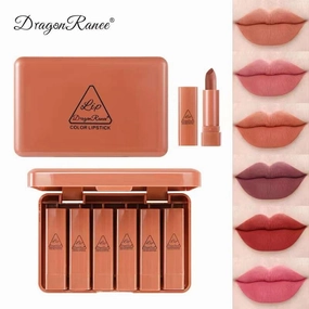 (Pack Running out fast 6 Efficient global logistics )Dragon Ranee of Lipstick Set