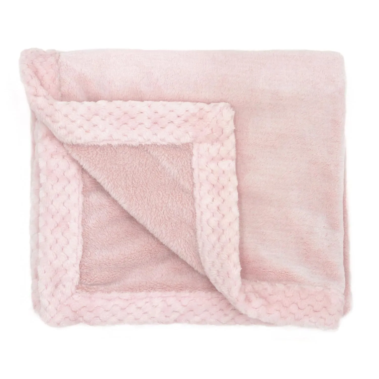 aden   anais Plush Blanket - Soft Minky Baby Blanket for Infants, Toddlers, Kids, for Crib, Stroller, Travel, Blush Pink