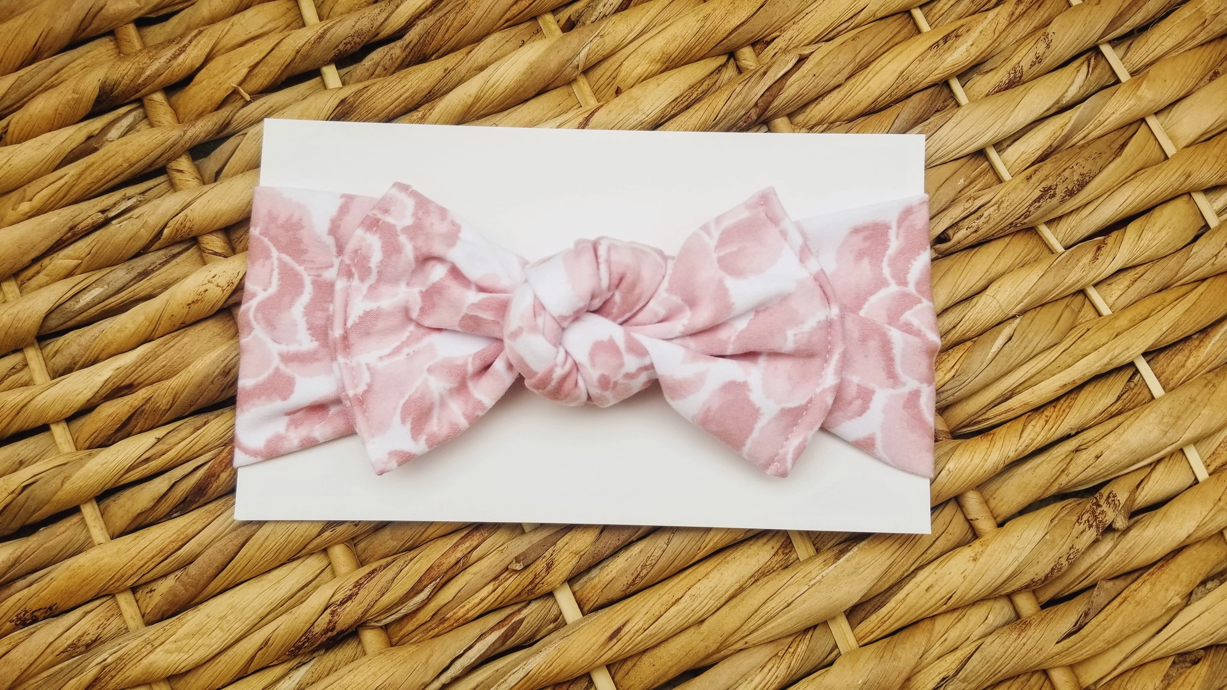 Antique Rose Bow Headwrap