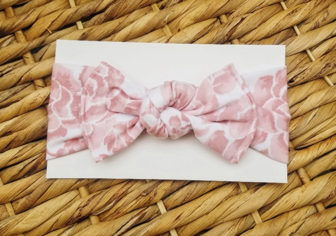 Antique Rose Bow Headwrap