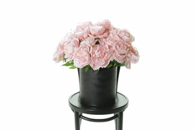 ARTIFICIAL BLUSH PEONY ROSE Stem