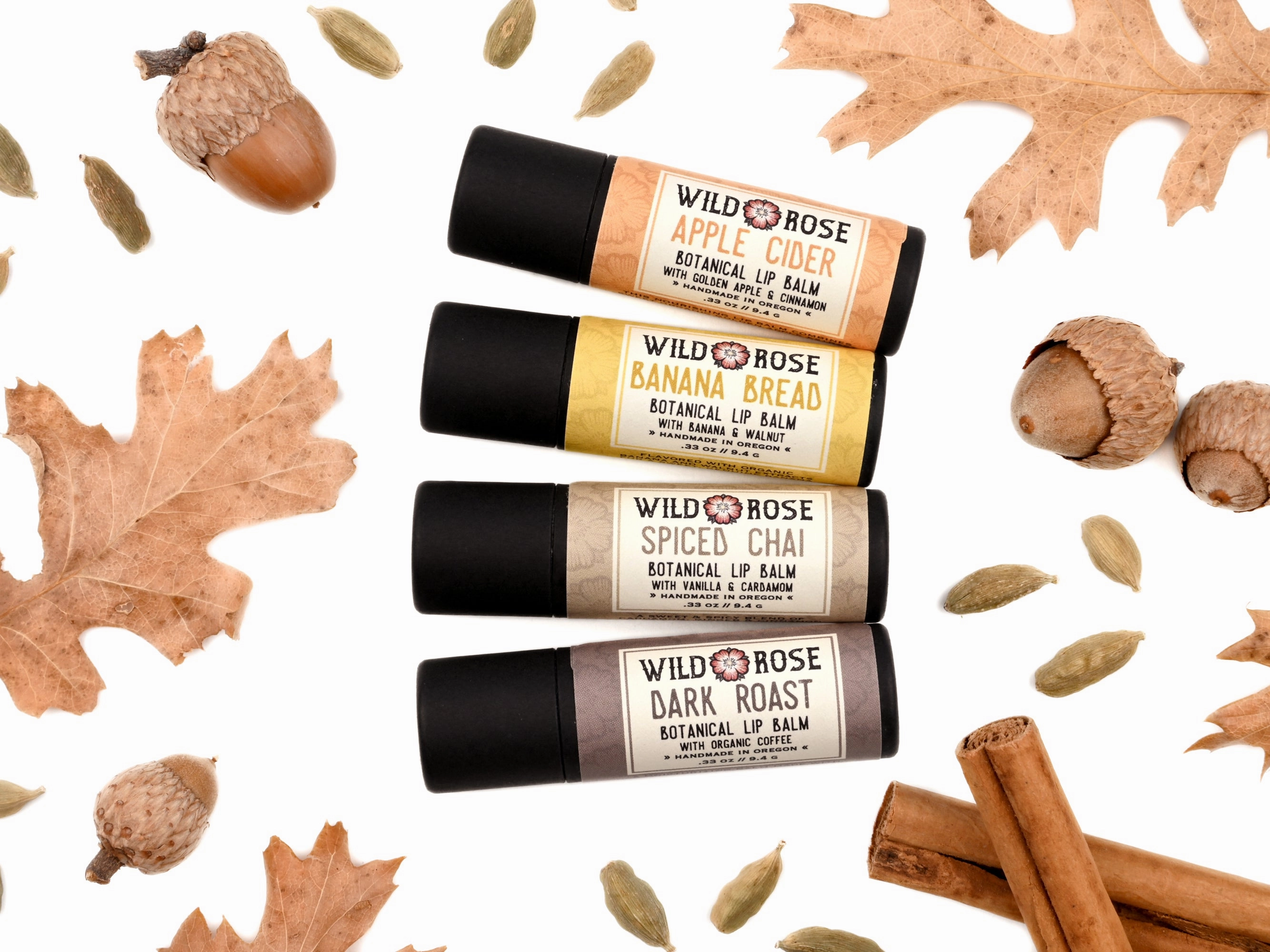 AUTUMN - Natural Lip Balm Set