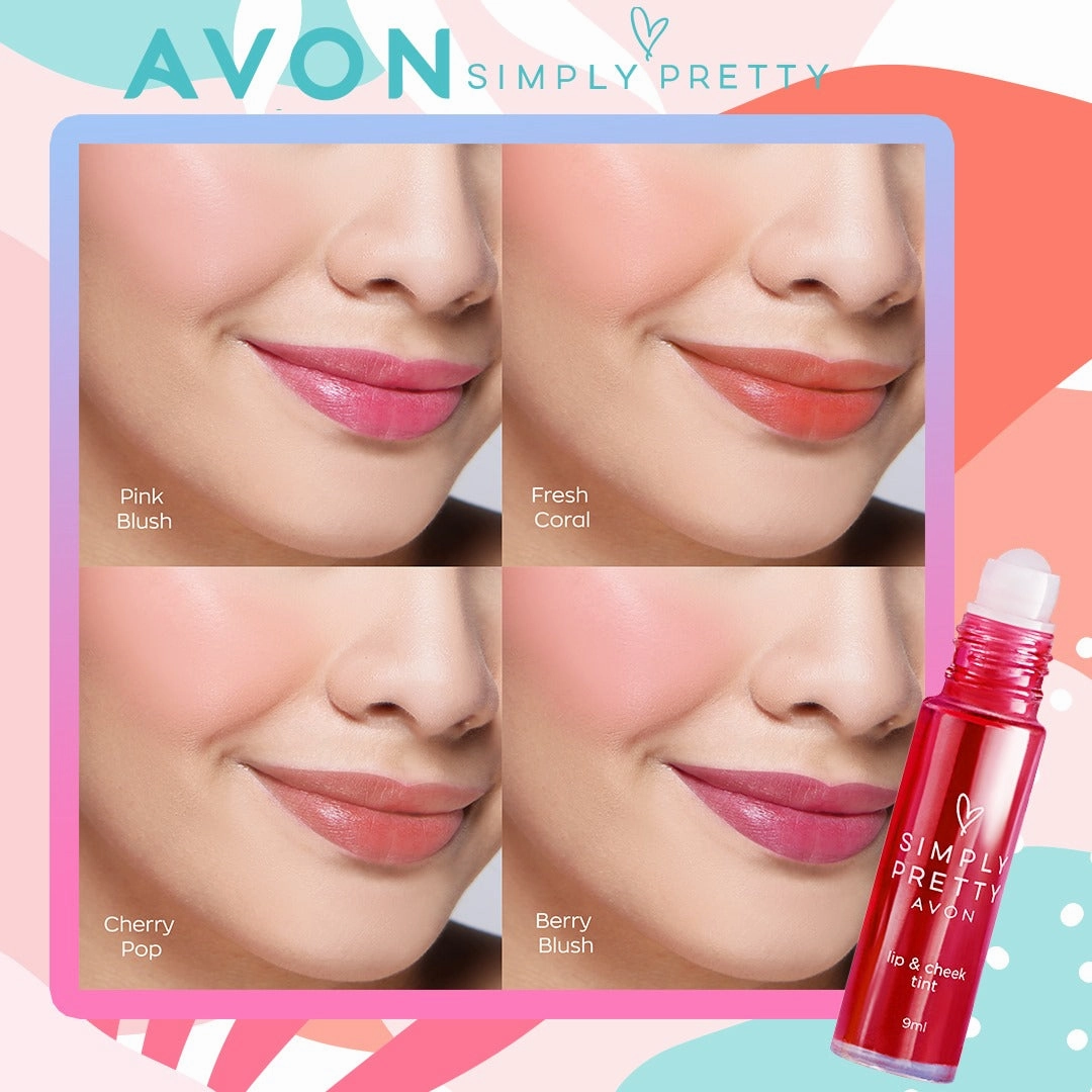 Avon Simply Pretty Lip And Cheek Tint 9mL | Choose A Shade