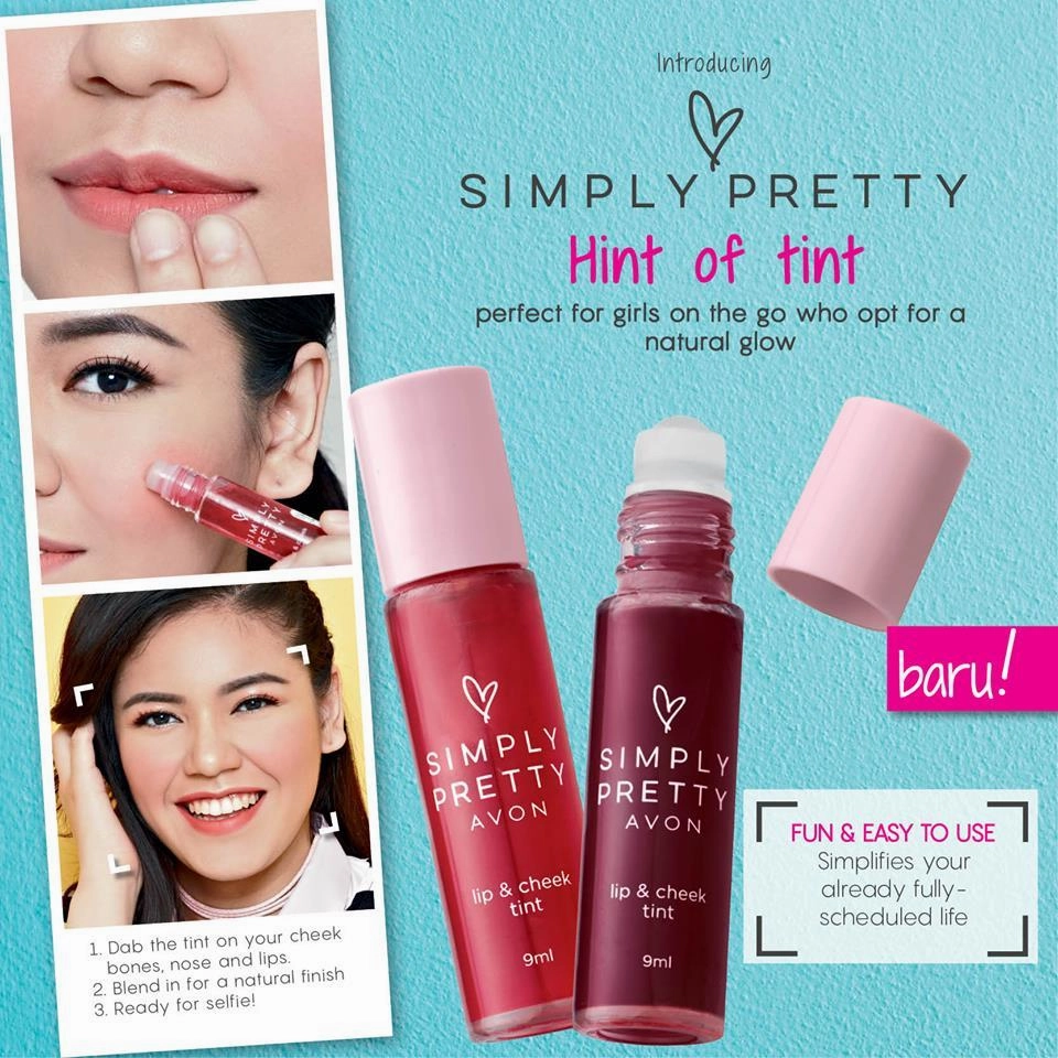 Avon Simply Pretty Lip And Cheek Tint 9mL | Choose A Shade