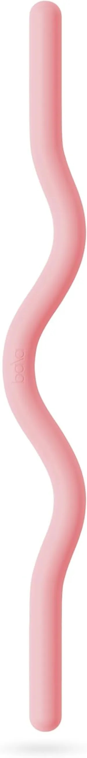 Bala EZ Curl Bar for Working Out, 15lb Beam (Blush) - Ergonomic Weight Bar for Press, Curl, Row, Squat, Lunge & Full Body Exercise - Curling Bar Strength Training Home Gym Accessory