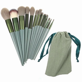 Beaupretty 13pcs Quick-dry Women Makeup Brush Set Soft Synthetic Brushes for Blush Foundation Eye Shadow and Highlight Essential Cosmetics Kit for Daily Use