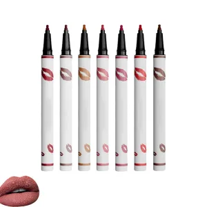 Benighty Liquid Lip Liner, Quick-Drying Liquid Lip Stain, Lip Stain Long Lasting Waterproof (Seven colors-A, one size)
