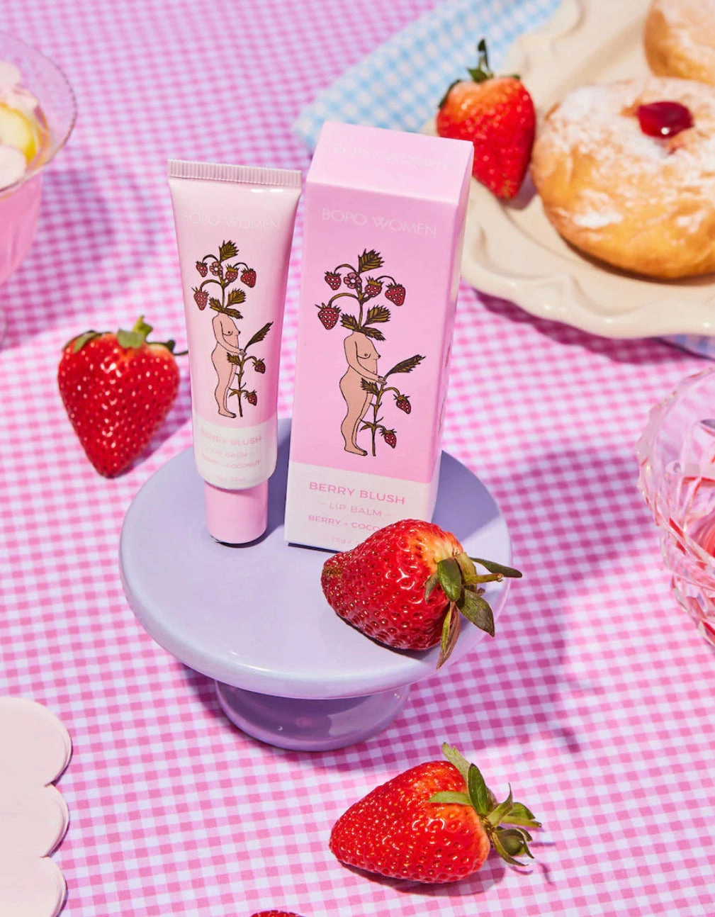 Berry blush lip balm