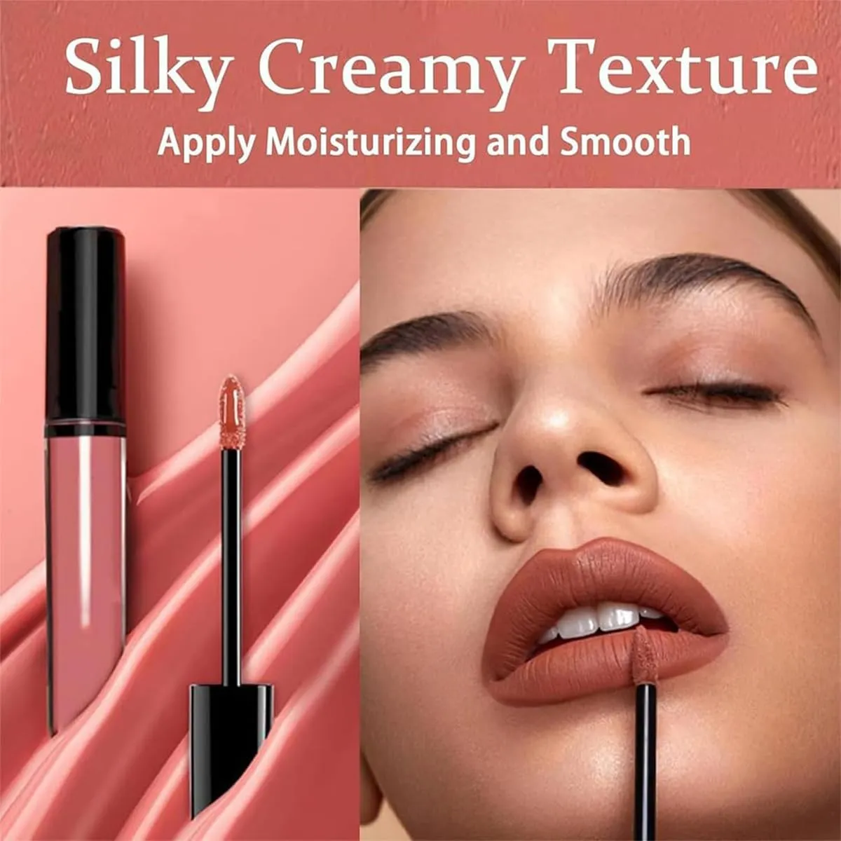 Beryse Lip Stain Oil, Beryse Staining Lip Oil, Hailnrothwad Lipstick, 12 Colors Cream Texture Lipstick, Long-Lasting Moisturizing, Smooth Application, Non-stick to Cup Non-fading (4PCS-C)