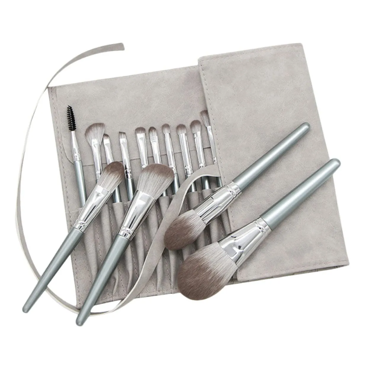 BESTYASH 14pcs Makeup Brush with Storage Case Soft Bristles Blush Brush Essential Tools for Contouring Blending and Highlighting present