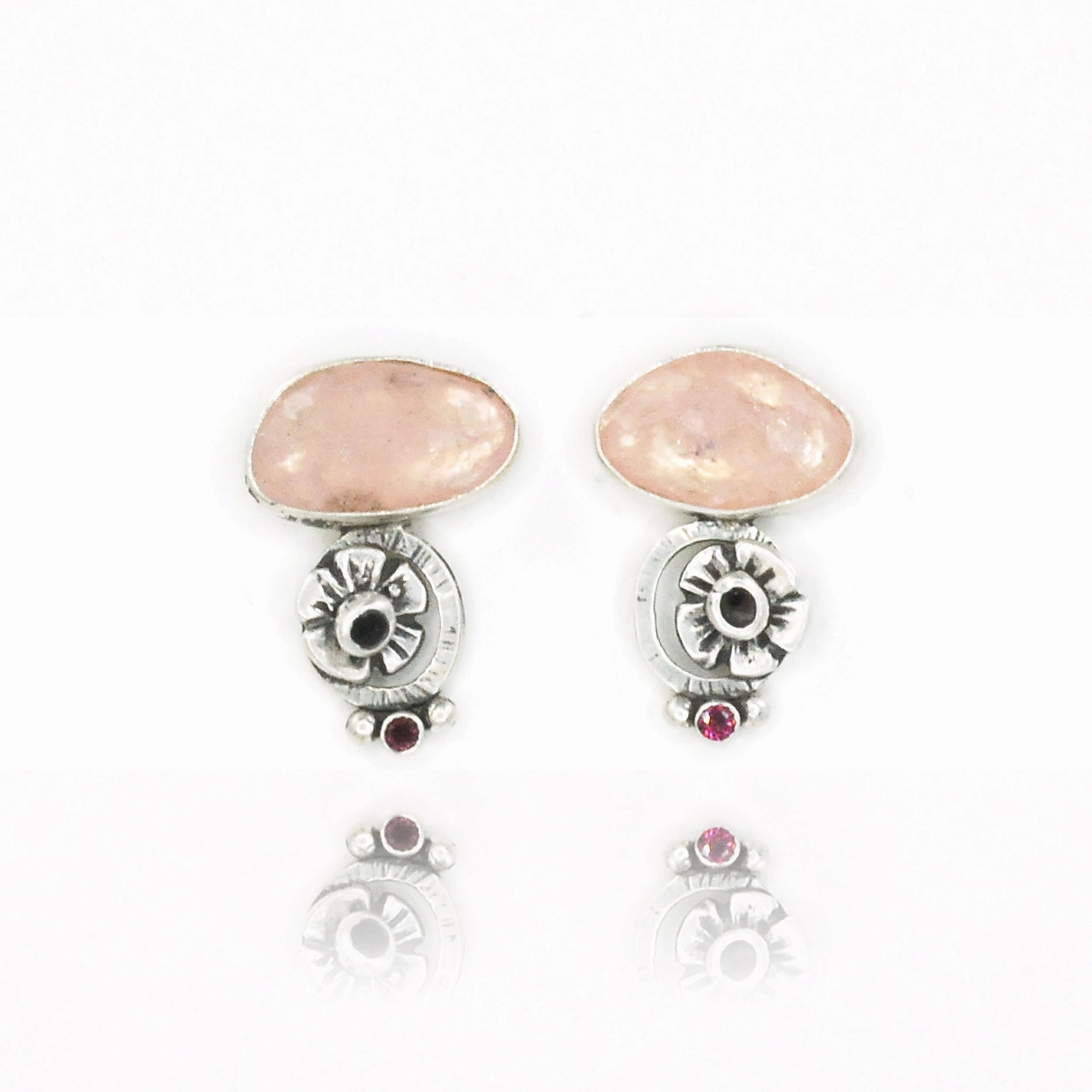 Blush Rose Studs