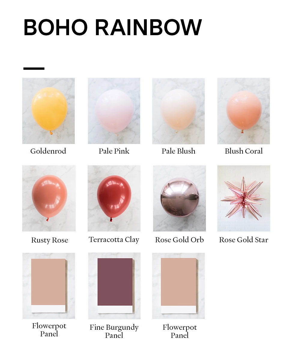 Boho Rainbow - The Cabriole Set with Neon Sign