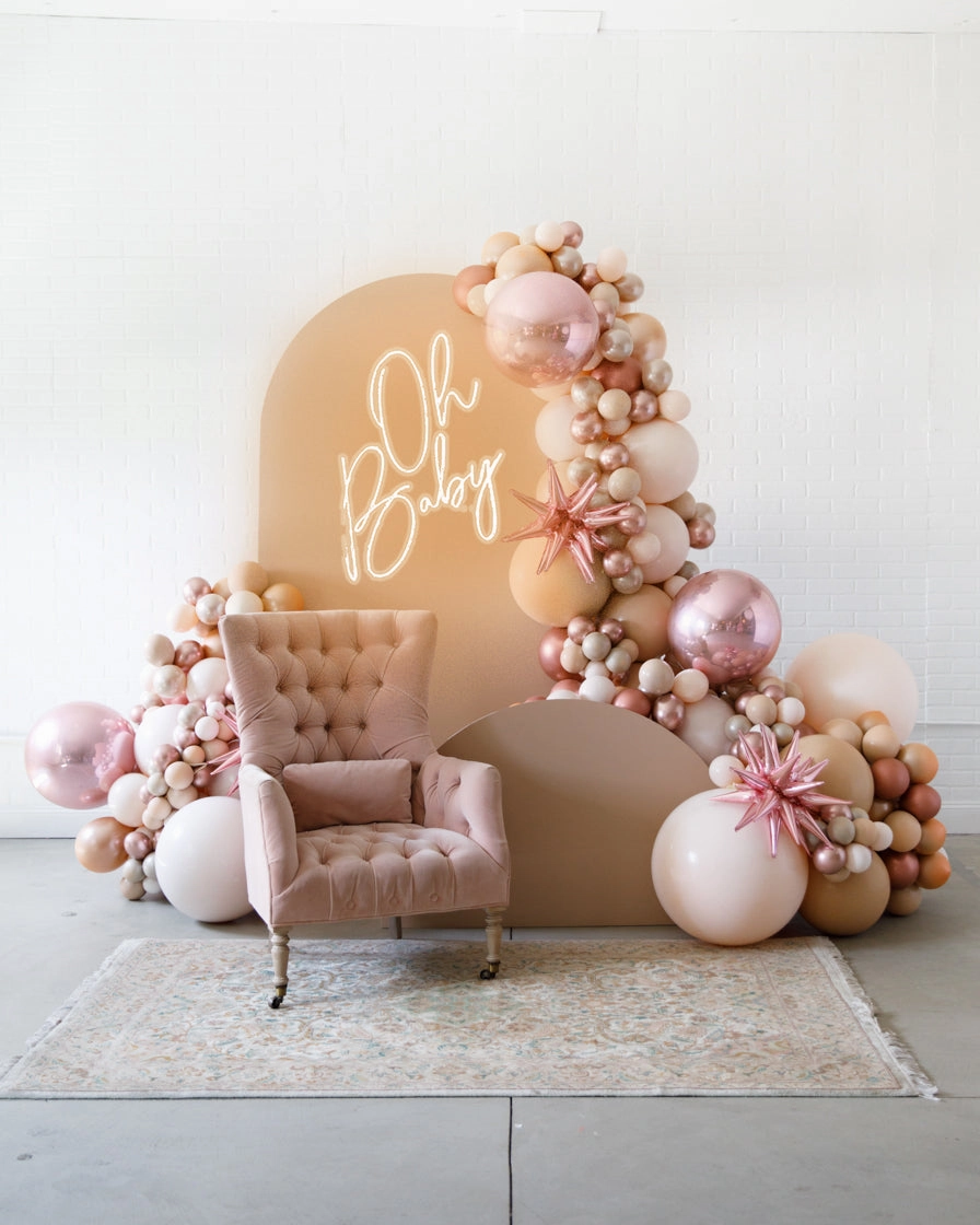Boho Rainbow - The Cabriole Set with Neon Sign