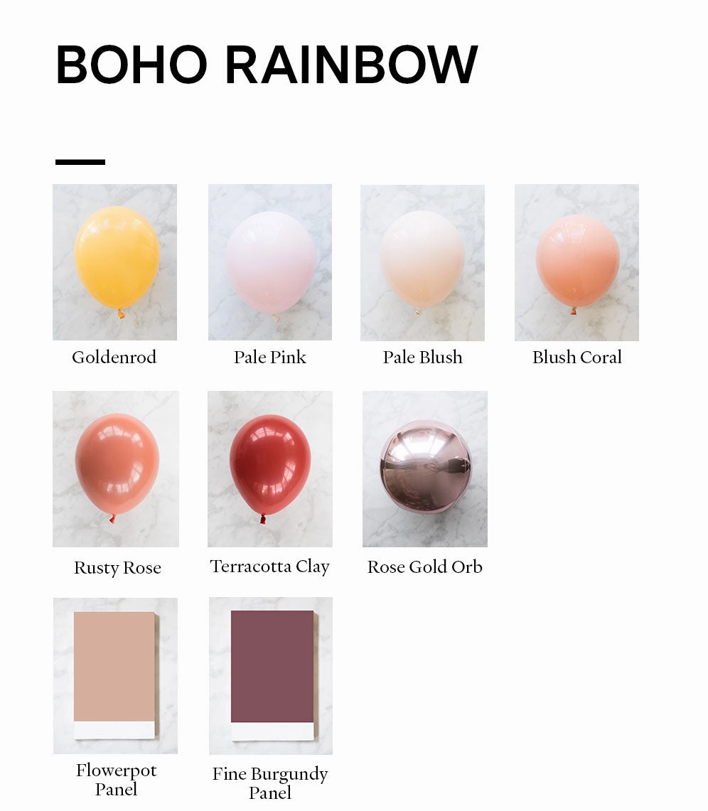 Boho Rainbow - The Cabriole Set with Neon Sign