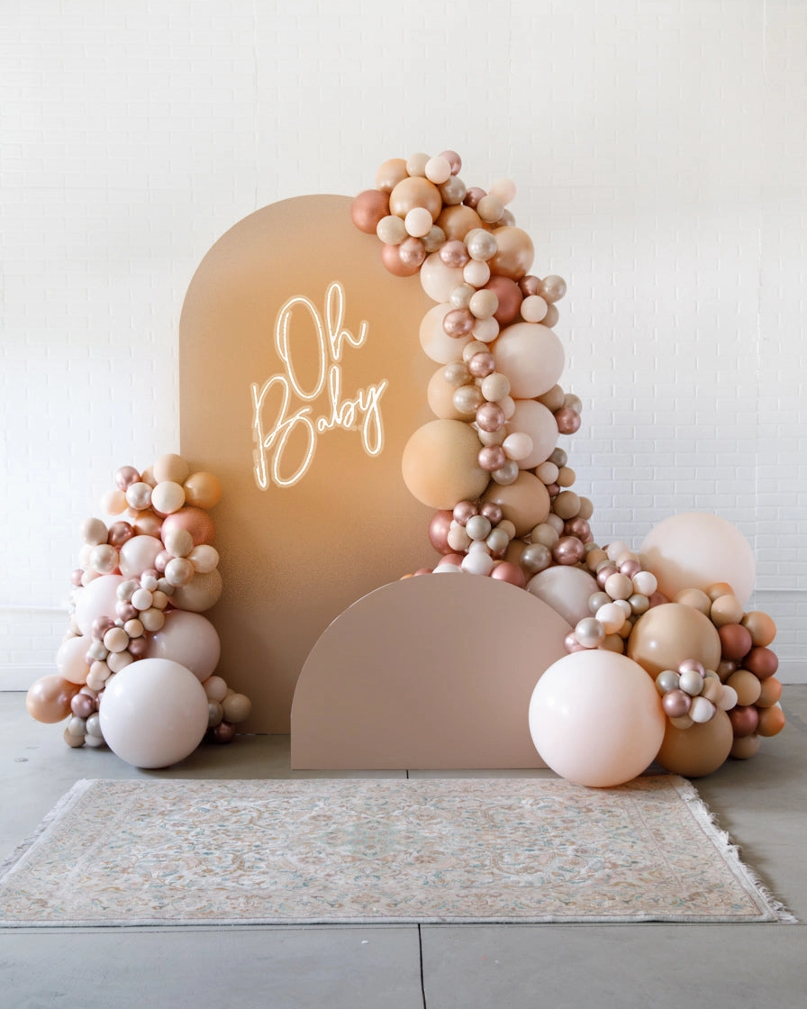 Boho Rainbow - The Cabriole Set with Neon Sign