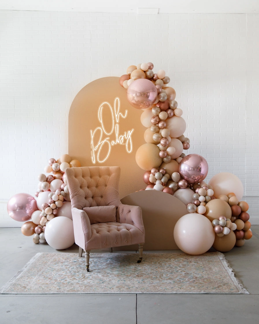 Boho Rainbow - The Cabriole Set with Neon Sign