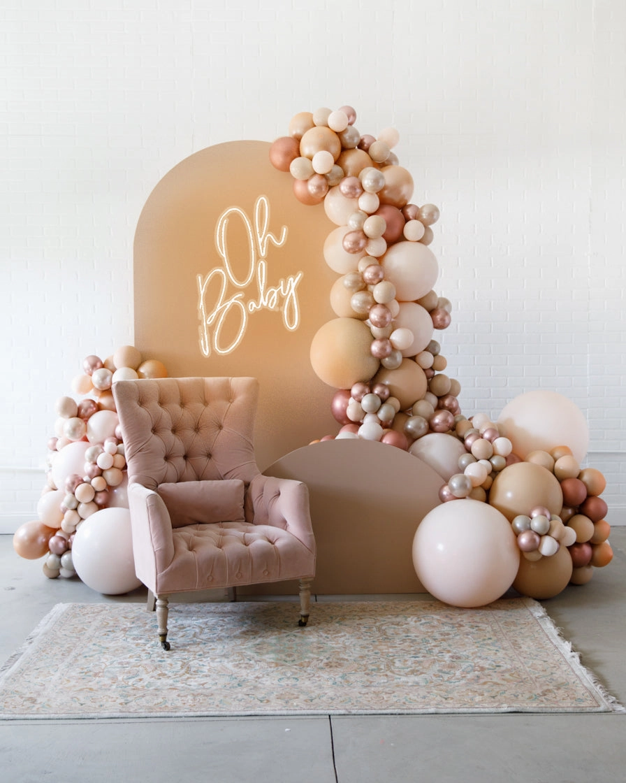 Boho Rainbow - The Cabriole Set with Neon Sign