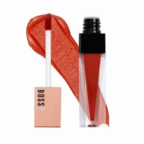 Bossy Cosmetics OPRAH'S FAVORITE THINGS 2023: Power Woman Essentials Liquid Matte Lipstick, Vegan & Cruelty-Free, Highly Pigmented, Quick Drying & Smudge Proof, Long Lasting (WISDOM - ORANGE COLOR)