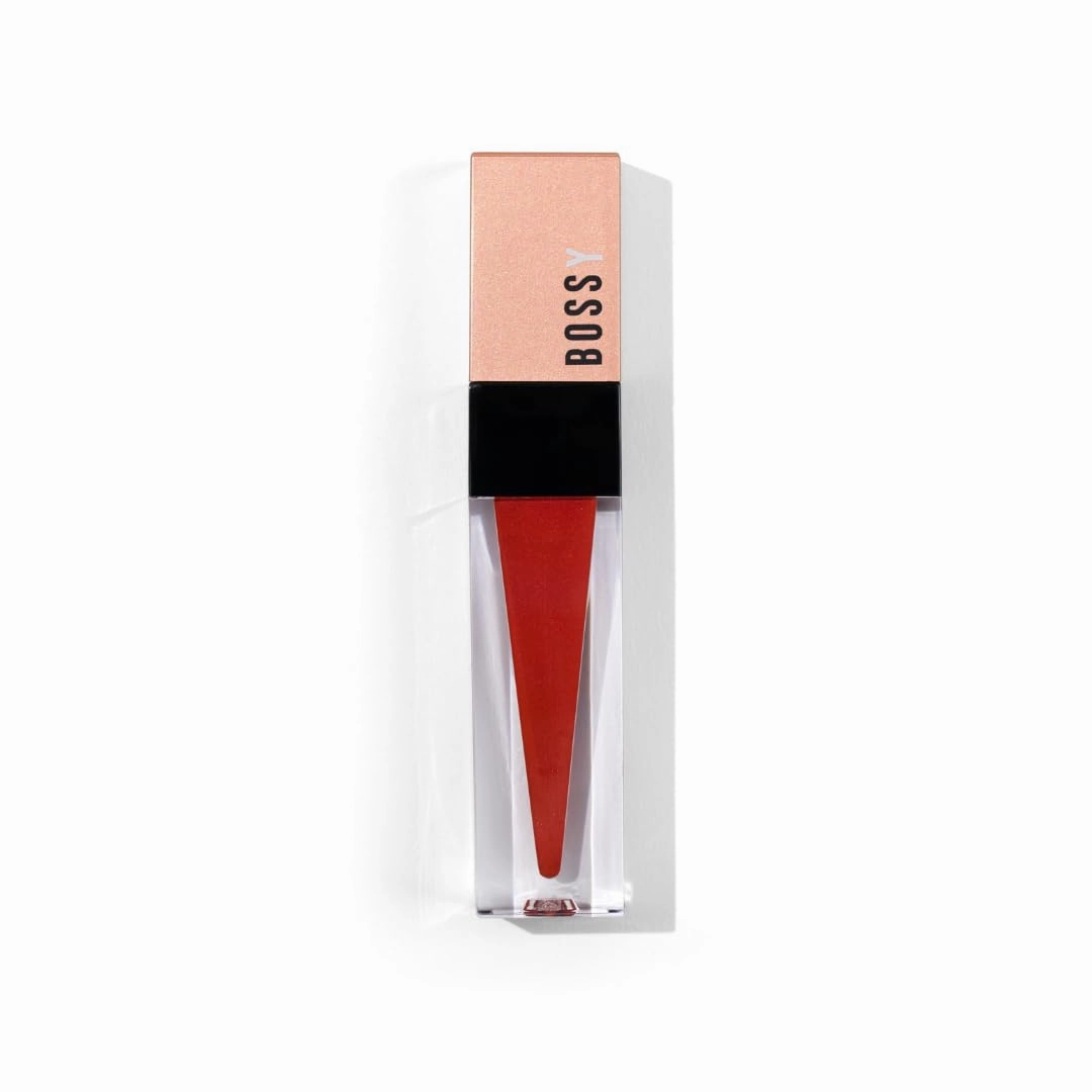 Bossy Cosmetics OPRAH'S FAVORITE THINGS 2023: Power Woman Essentials Liquid Matte Lipstick, Vegan & Cruelty-Free, Highly Pigmented, Quick Drying & Smudge Proof, Long Lasting (WISDOM - ORANGE COLOR)