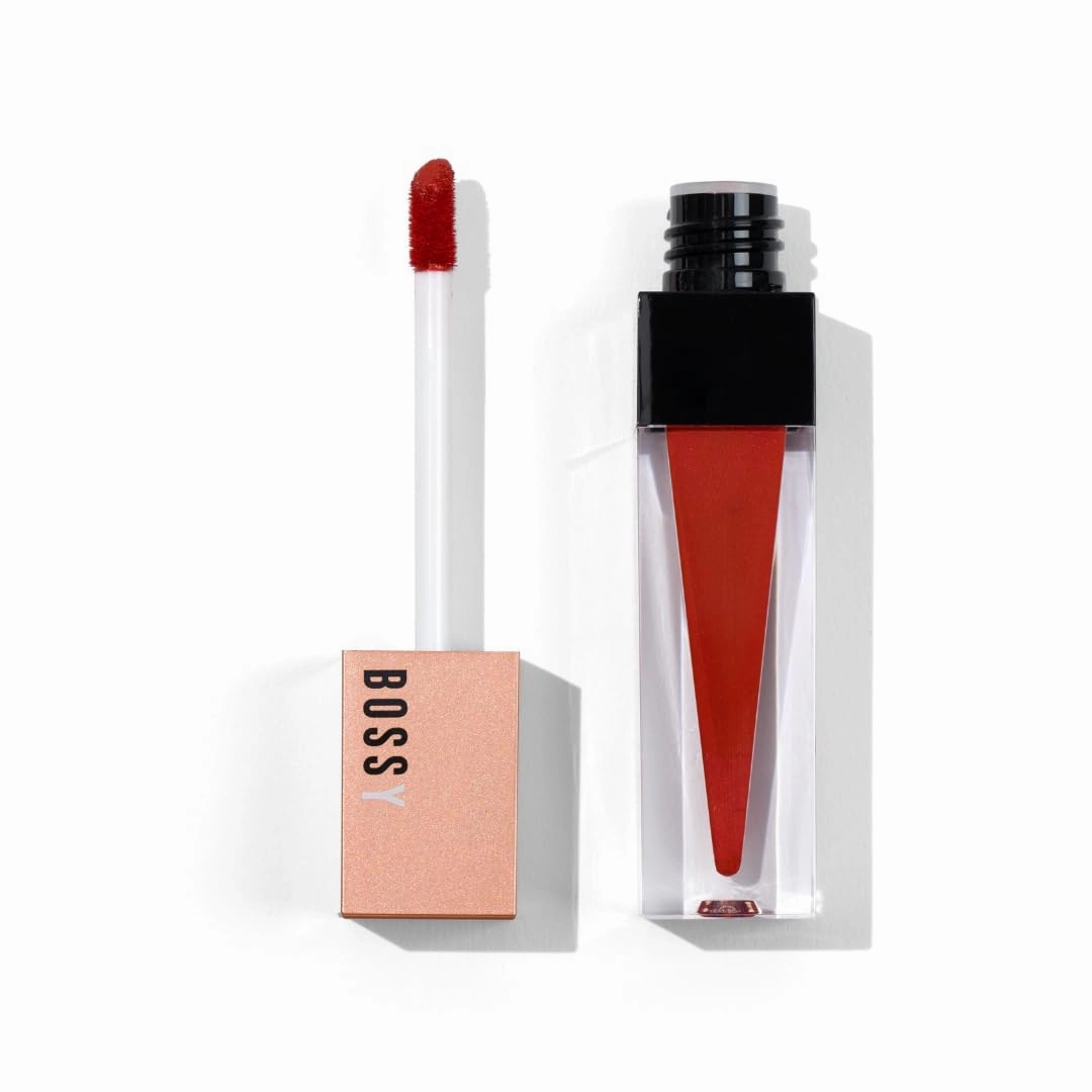 Bossy Cosmetics OPRAH'S FAVORITE THINGS 2023: Power Woman Essentials Liquid Matte Lipstick, Vegan & Cruelty-Free, Highly Pigmented, Quick Drying & Smudge Proof, Long Lasting (WISDOM - ORANGE COLOR)