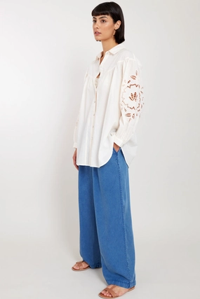 Bridget Soft Peach Organic Cotton Shirt