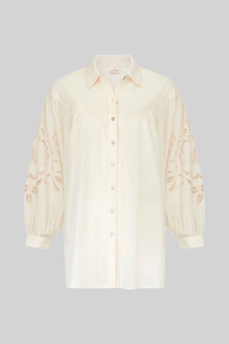 Bridget Soft Peach Organic Cotton Shirt