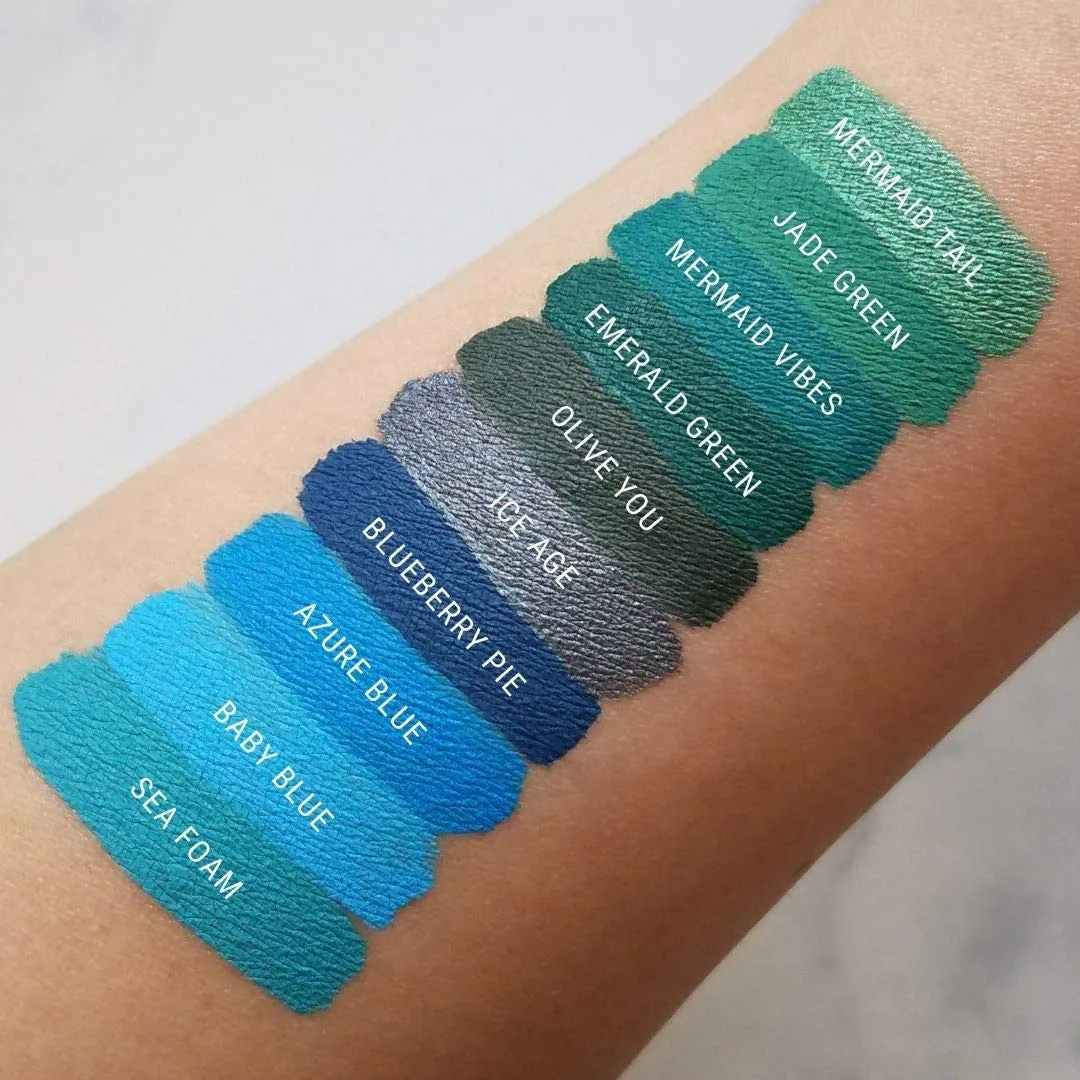 Bright Blue Matte Liquid Lipstick | Vegan   Cruelty-free Makeup, Long-Lasting, Opaque, Highly Pigmented | Aromi (Azure Blue)