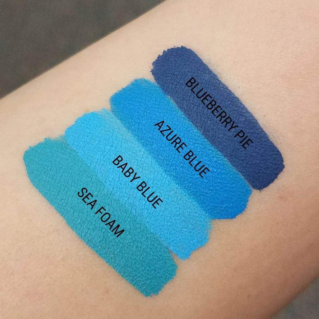 Bright Blue Matte Liquid Lipstick | Vegan   Cruelty-free Makeup, Long-Lasting, Opaque, Highly Pigmented | Aromi (Azure Blue)