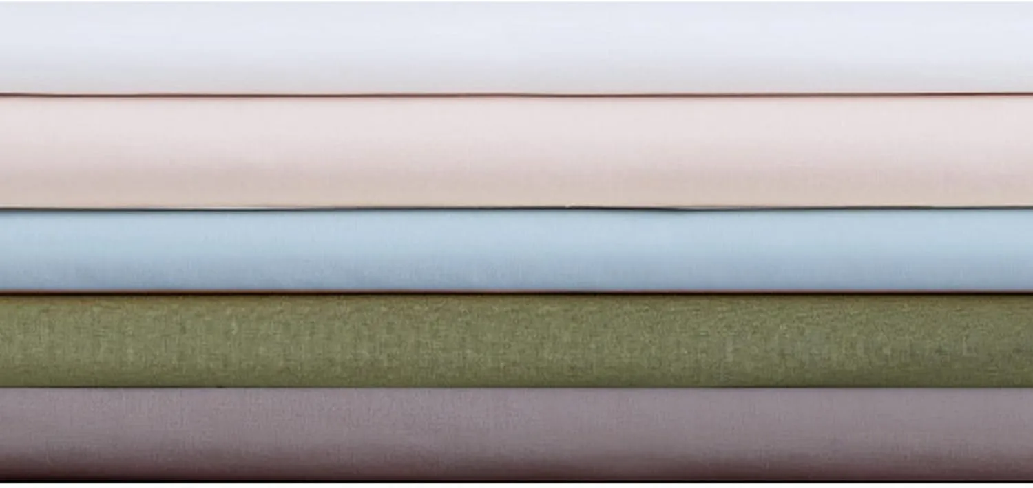 CANNON Solid Percale Blush 4 Piece Full Sheet Set