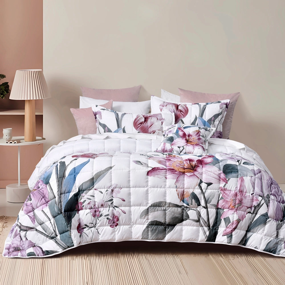 Carmela White Bedspread Set | Queen Bed