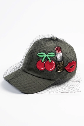 Cherry Lips baseball cap