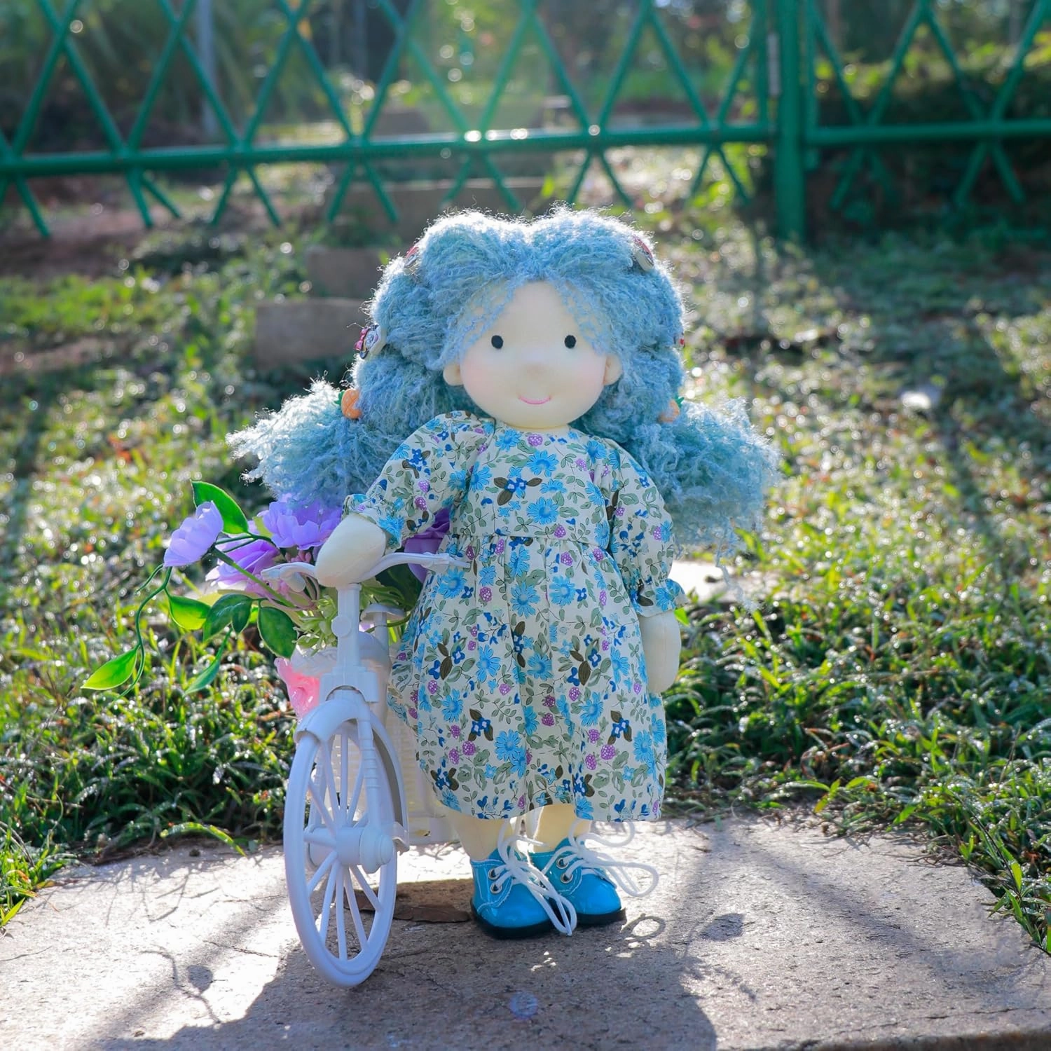 Coco 12in Handmade Waldorf Doll - Personalized Collectible Plush Toy for Kids Birthday Gift with Box