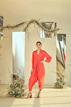 CORAL BLUSH JUMPSUIT