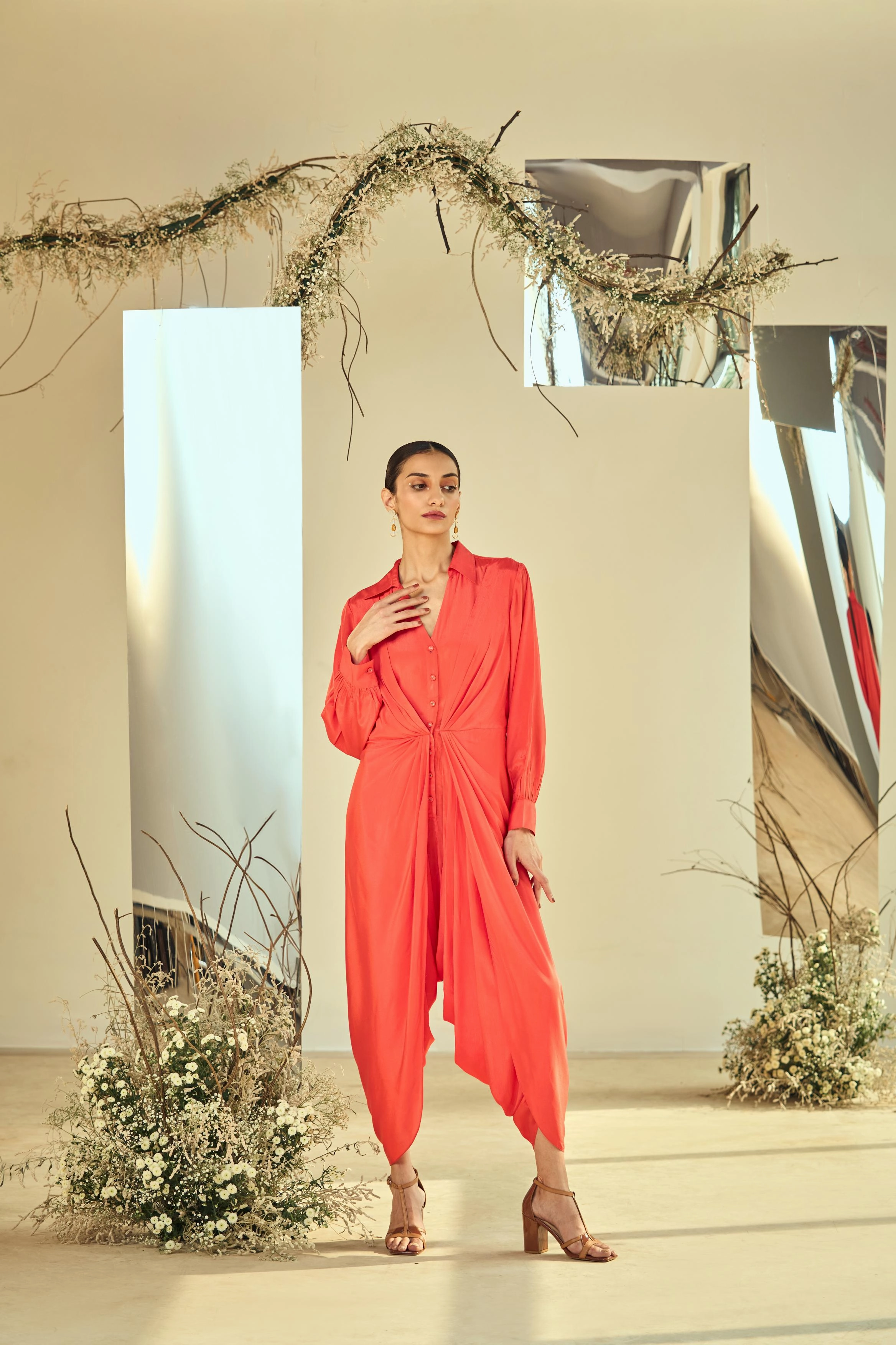 CORAL BLUSH JUMPSUIT