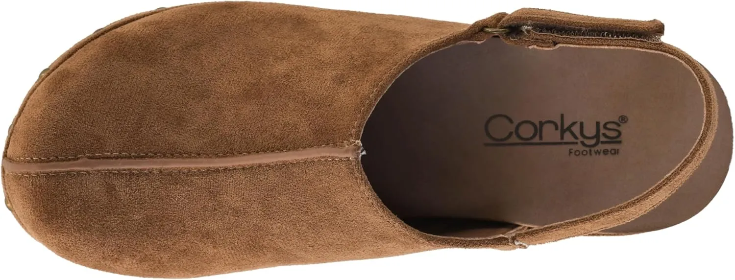 Corkys Footwear Women's Make Em Blush EVA Foam Platform 2.50 Inch Wedge Light Weight Cushioned Insole Closed Toe Casual Dressy Trendy Sandals