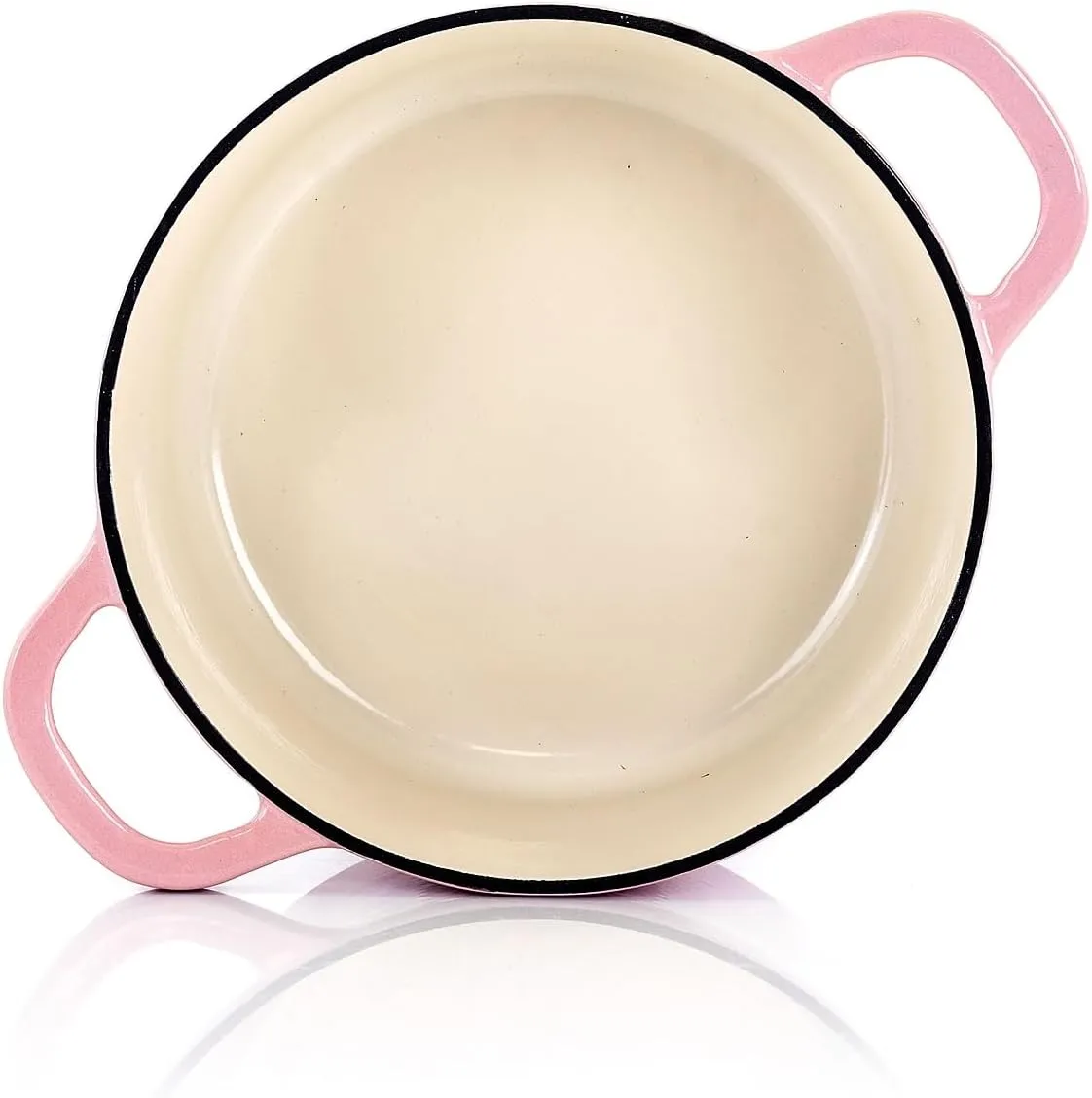 Crock-Pot Artisan Round Enameled Cast Iron Dutch Oven, 3-Quart, Blush Pink