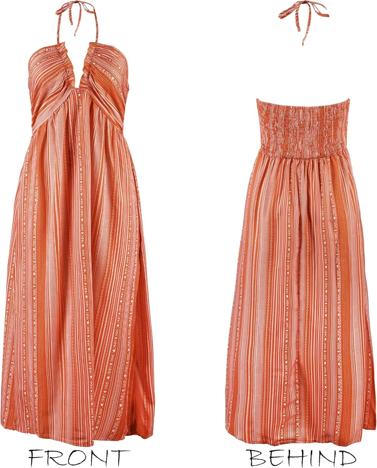 CUPSHE Women Backless Floral Summer Dress Plunging V Halter Neck Spaghetti Strap Ruffle Casual Beach Holiday Maxi Dress